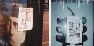 Missing-person posters from September 2001
